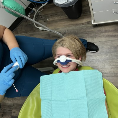Patient with Nitrous Oxide Springfield Patient Receiving Nitrous Oxide